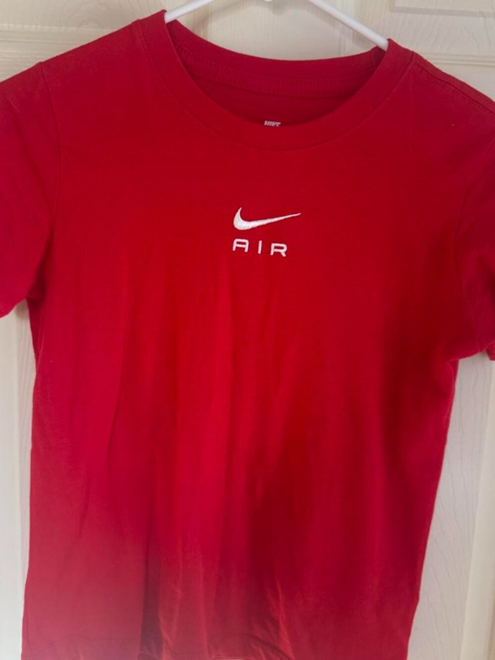 Red Cropped Nike Air Tee